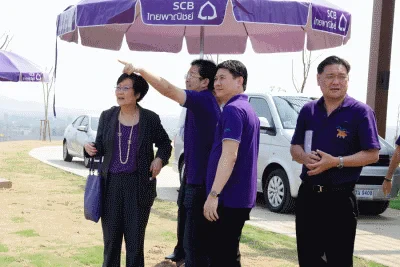 ผู้บริหาร SCB เยี่ยมชมโซลาร์ฟาร์มของ EA จ.ลำปาง ขนาดใหญ่สุดในอาเซียน