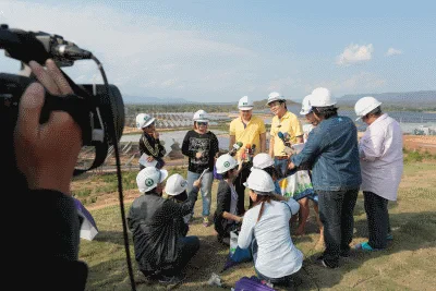 EA เปิดบ้าน โชว์โซลาร์ฟาร์มขนาด 90 เมกะวัตต์ จ.ลำปาง