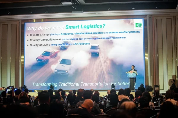 EA - iTIC ให้การต้อนรับนายสุริยะ จึงรุ่งเรืองกิจ รมว.คมนาคม โชว์นวัตกรรม