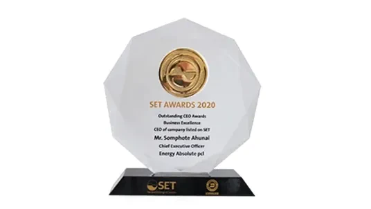 Award Outstanding CEO Awards 2020 for listed company