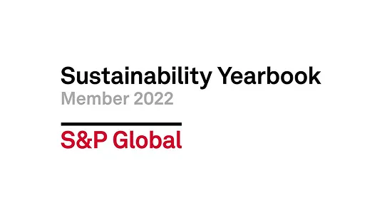 The Sustainability Yearbook 2022" ระดับ Member
